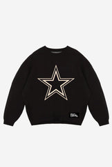 Dallas Cowboys Oversized Knit Sweater - Black