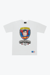 US Soccer | DC  Superman Shield T-Shirt - White