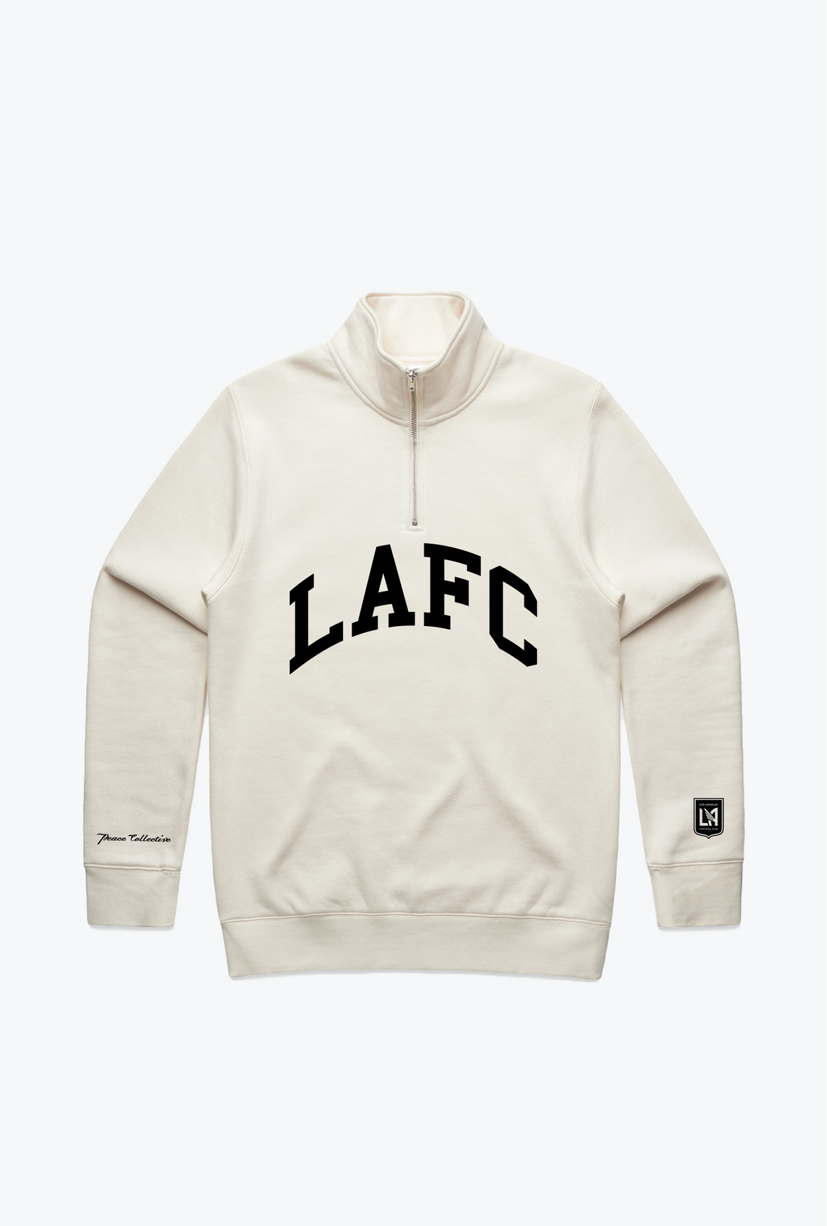 Los Angeles FC Collegiate Quarter Zip - Ivory