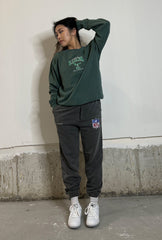 Philadelphia Eagles Vintage Embroidered Crewneck - Sage