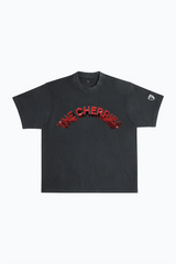 AFC Bournemouth Graffiti Heavyweight Garment Dyed T-Shirt - Black