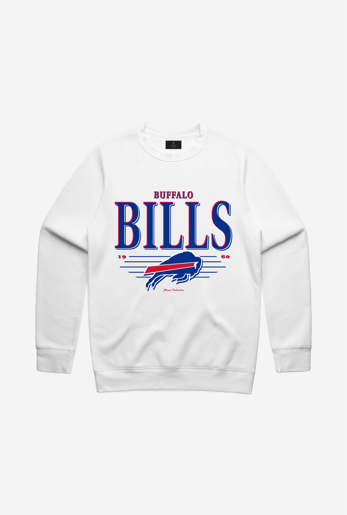 Buffalo Bills Vintage Crewneck - White
