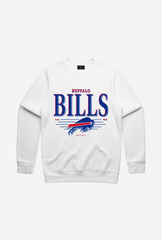 Buffalo Bills Vintage Crewneck - White