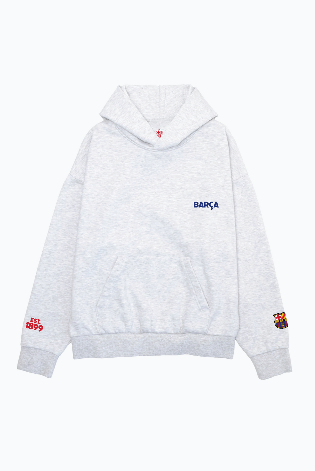 FC Barcelona SuperHeavyâ¢ï¸ Hoodie - Ash