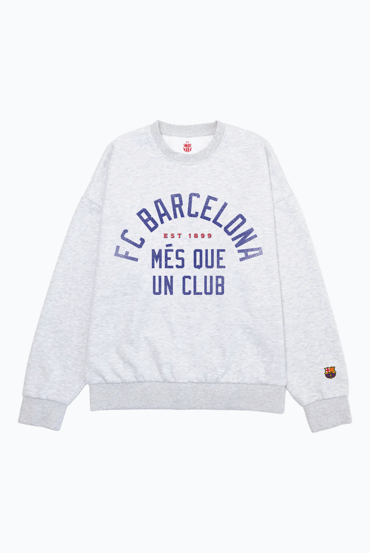 FC Barcelona SuperHeavyâ¢ï¸ Crewneck - Ash