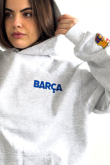 FC Barcelona SuperHeavyâ¢ï¸ Hoodie - Ash