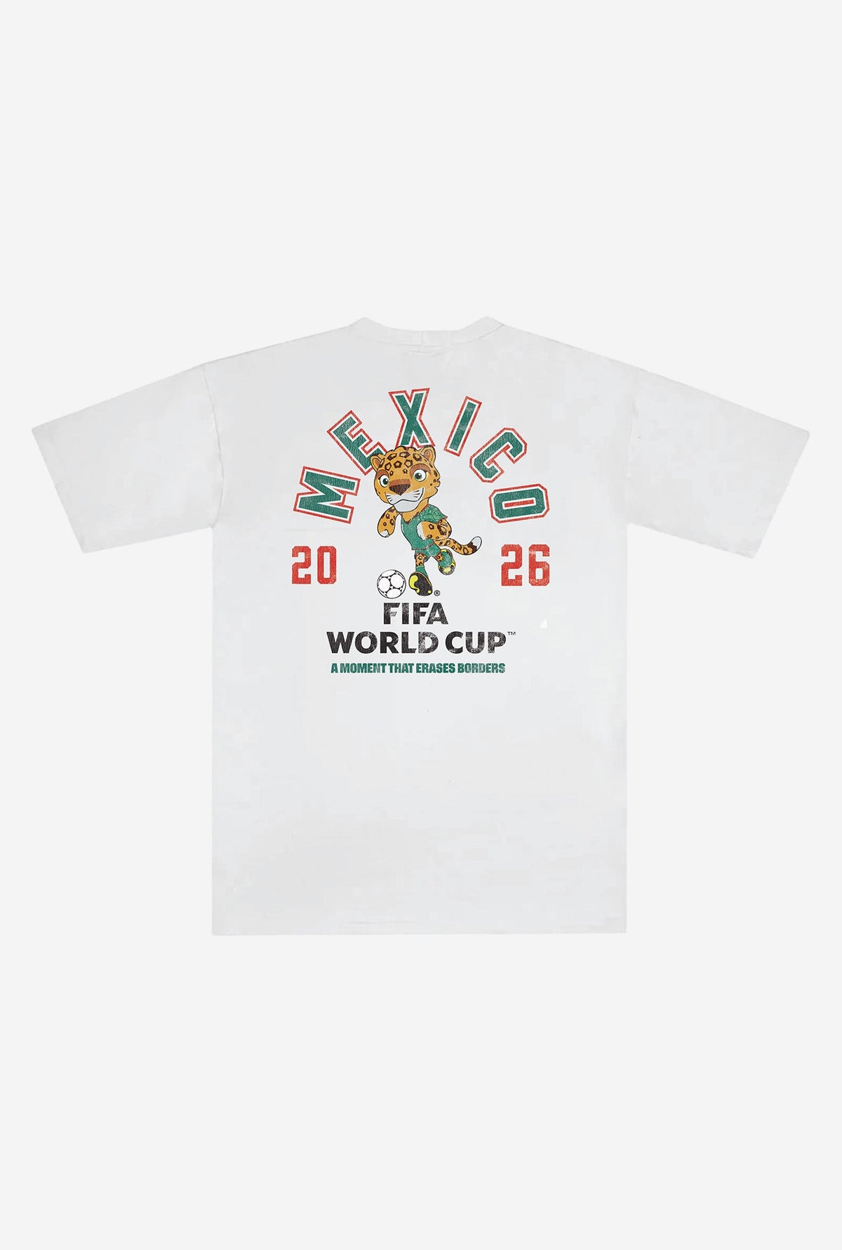 FIFA World Cup 2026â¢ Mexico Mascot Heavyweight T-Shirt - White