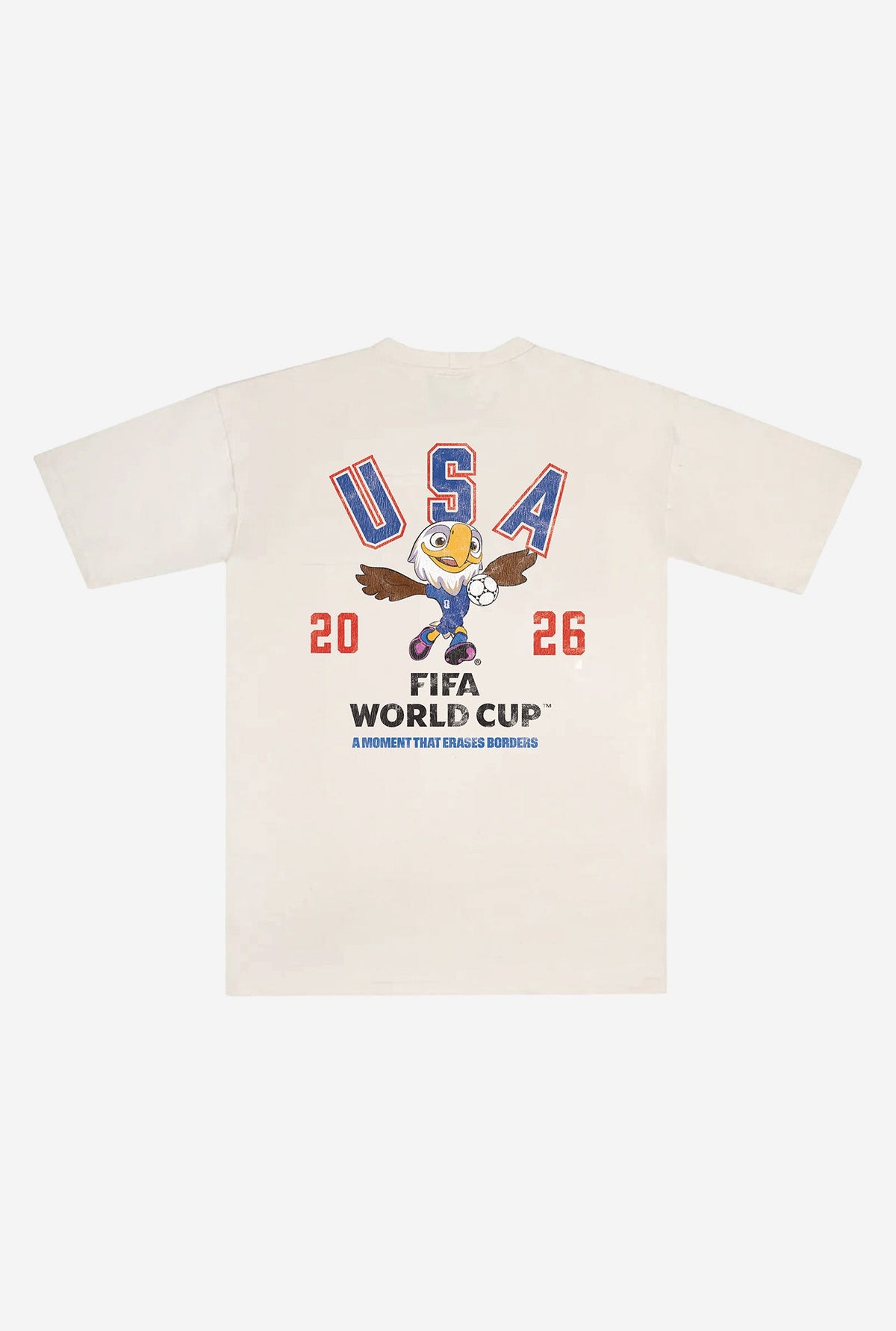 FIFA World Cup 2026â¢ USA Mascot Heavyweight T-Shirt - Ivory