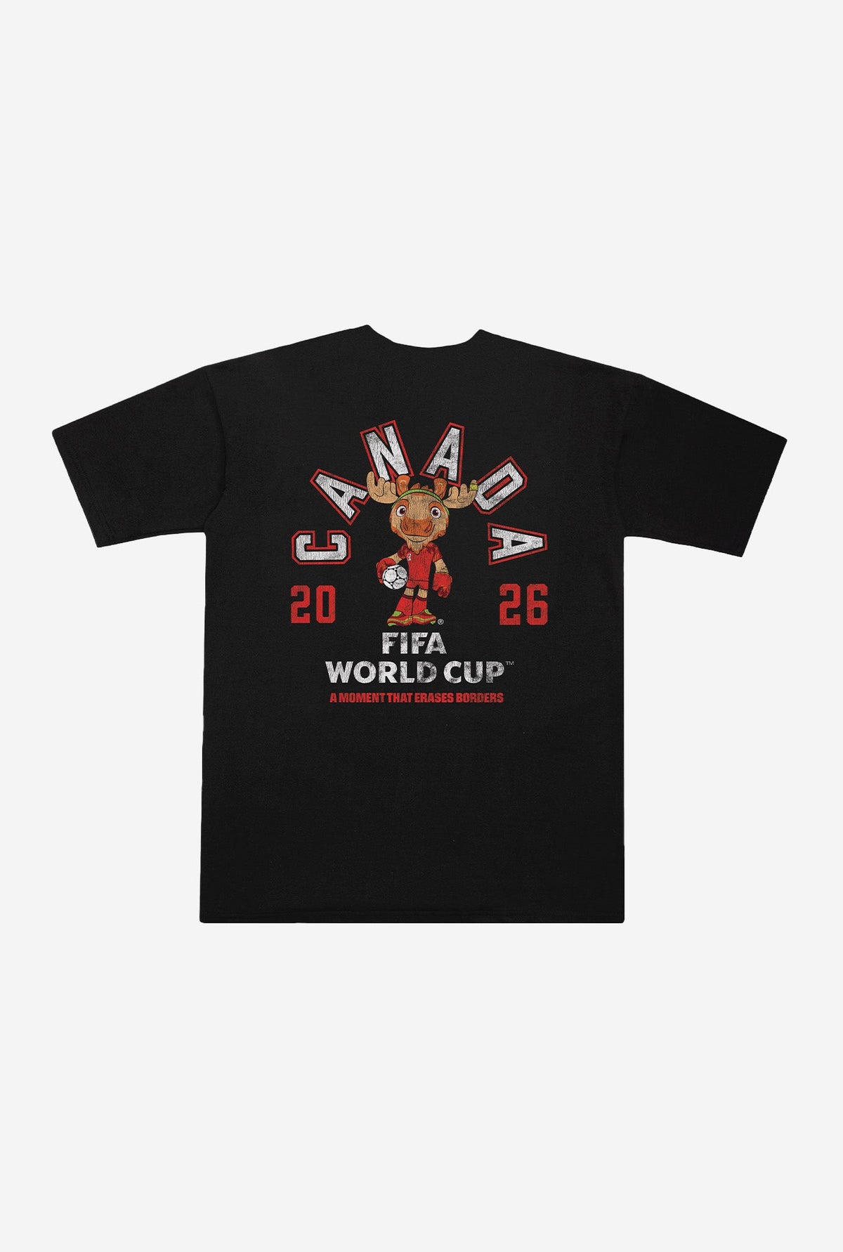FIFA World Cup 2026â¢ Canada Mascot Heavyweight T-Shirt - Black