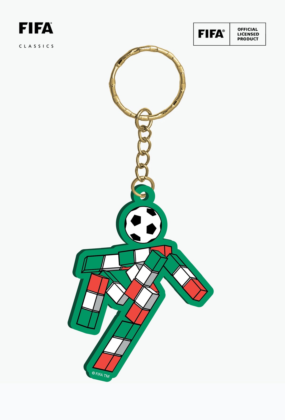 FIFA World Cup 1990â¢ Italy Tri-Charm Keychain - Multicolour