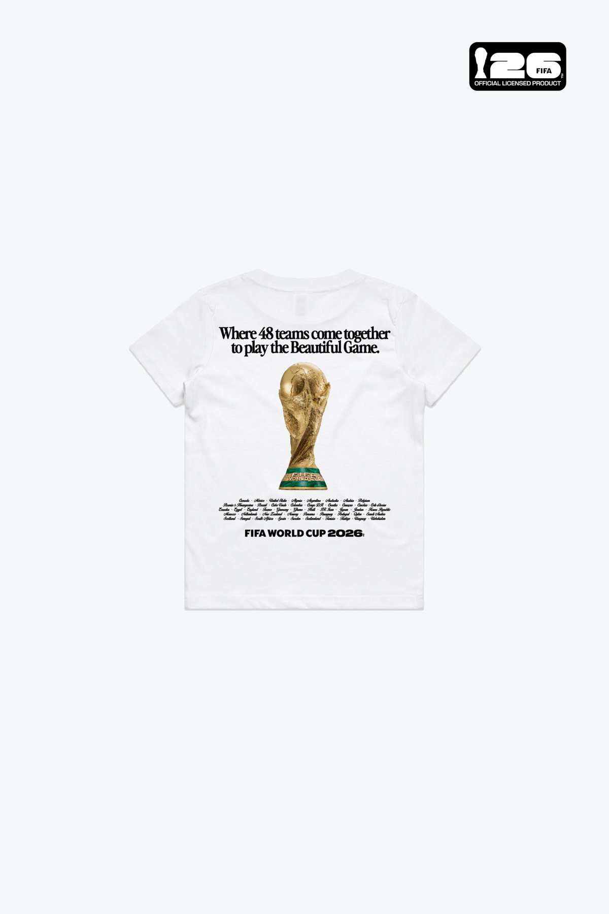 FIFA World Cup 2026â¢ The Beautiful Game Youth T-Shirt - White