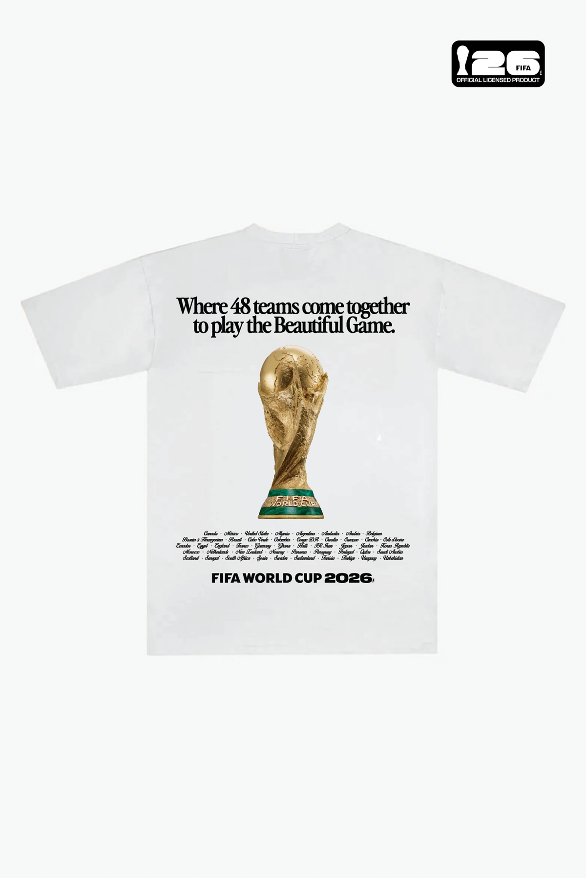 FIFA World Cup 2026â¢ The Beautiful Game Heavyweight T-Shirt - White