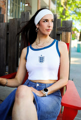 FIFA World Cup 2026â¢ England Women's Cropped Tank - White