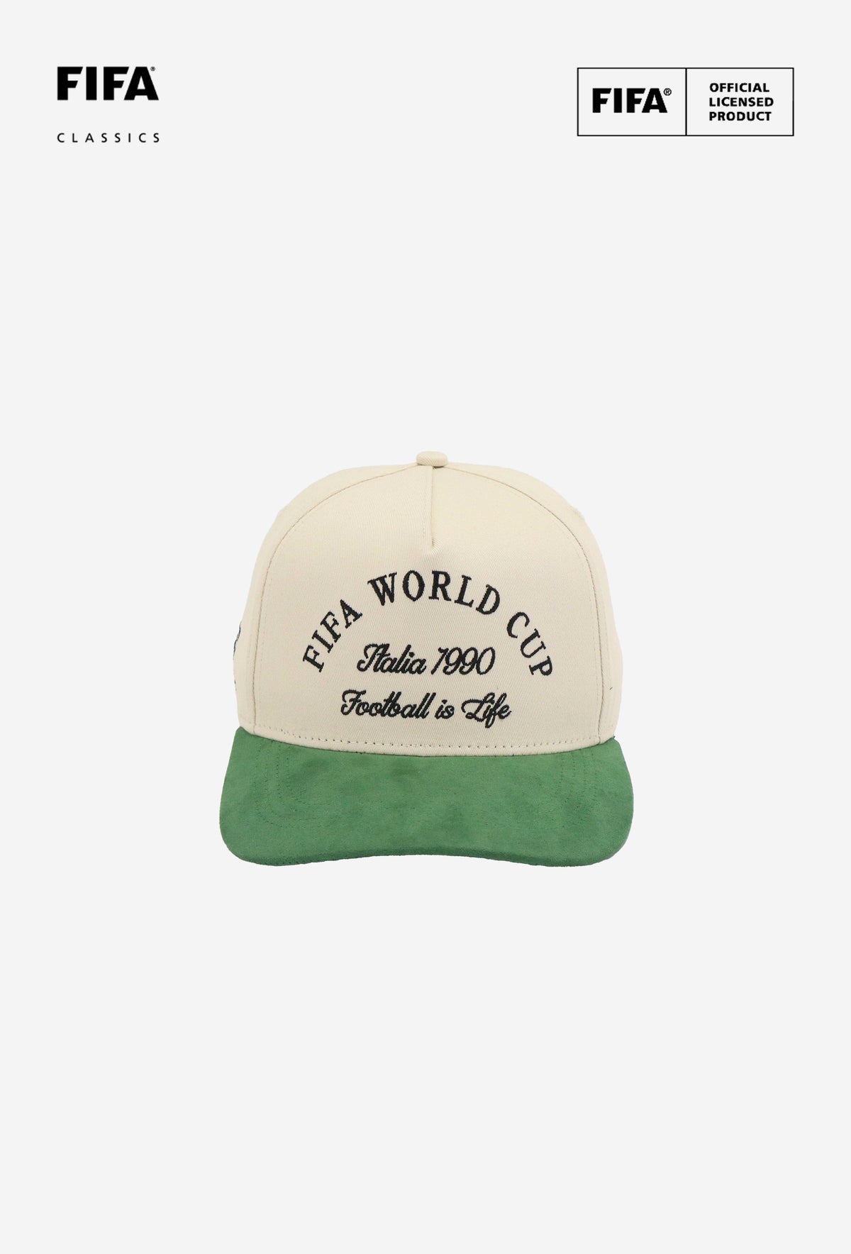 FIFA World Cup 1990â¢ Italy Suede A-Frame Cap - Green / Ivory