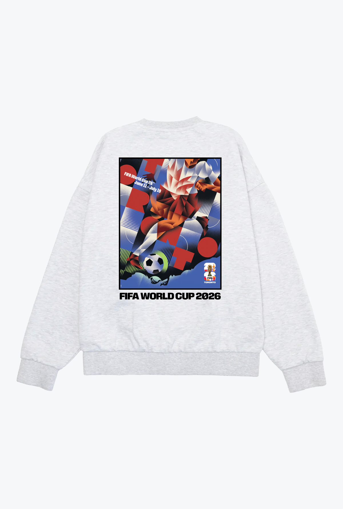 FIFA World Cup 2026â¢ Toronto Poster Crewneck - Ash