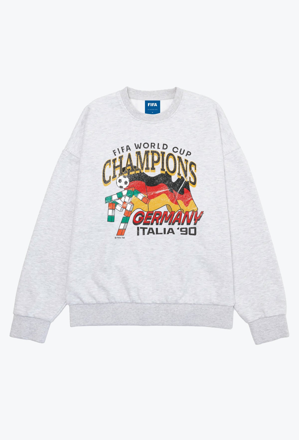 FIFA Germany '90 World Cup Champions Crewneck - Ash
