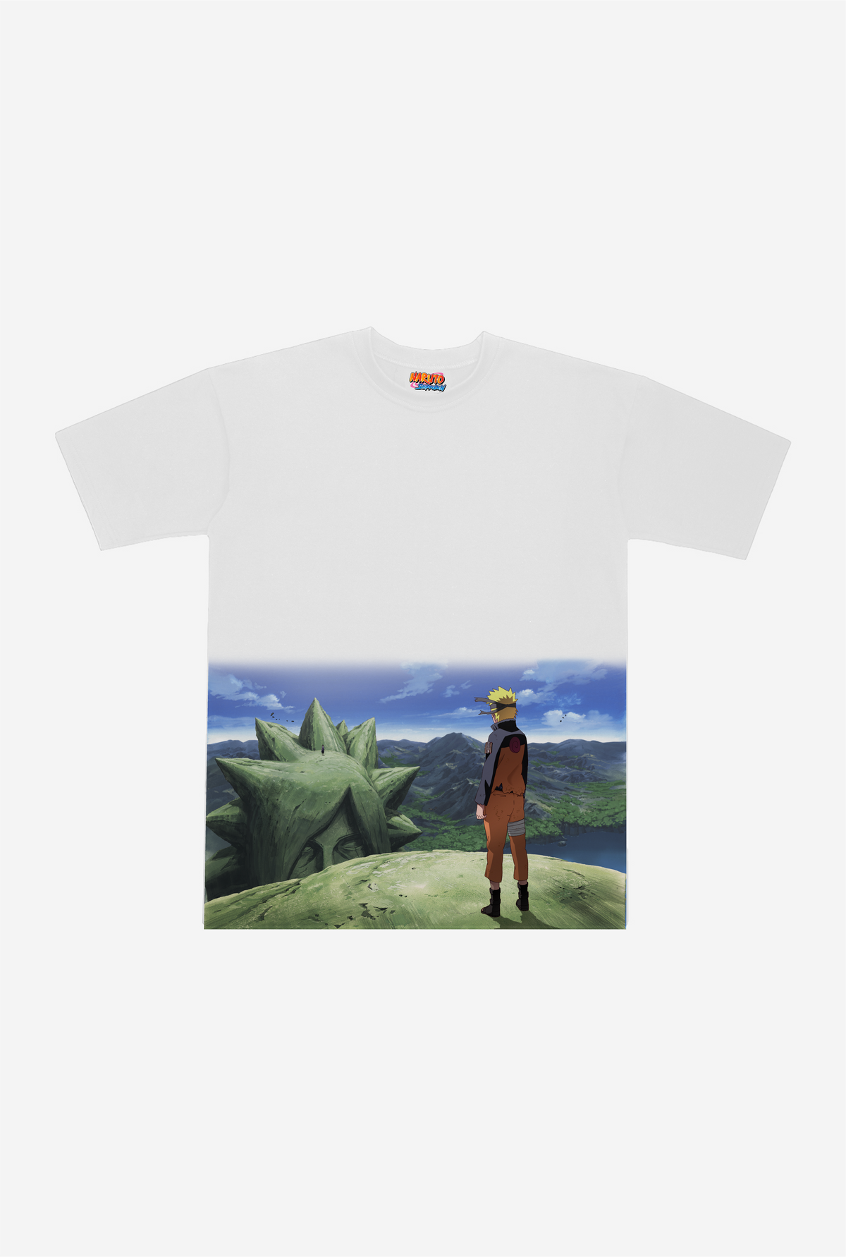 P/C x Naruto Valley of the End Heavyweight T-Shirt - White