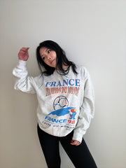 FIFA France '98 World Cup Champions Crewneck - Ash