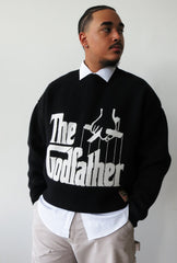 P/C x The Godfather Oversized Knit Sweater - Black