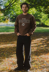 Miami Dolphins Heavyweight Crewneck - Cocoa