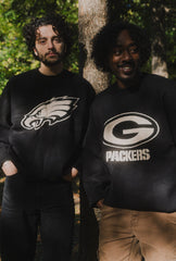 Green Bay Packers Oversized Knit Sweater - Black