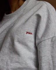 Peace SuperHeavyâ¢ï¸ Crewneck - Ash