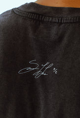 P/C x Sebastian Lletget Heavyweight T-Shirt - Off Black