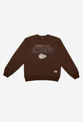 Kansas City Chiefs Heavyweight Crewneck - Cocoa
