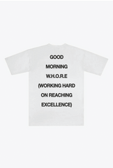 Good Morning Heavyweight T-Shirt - White