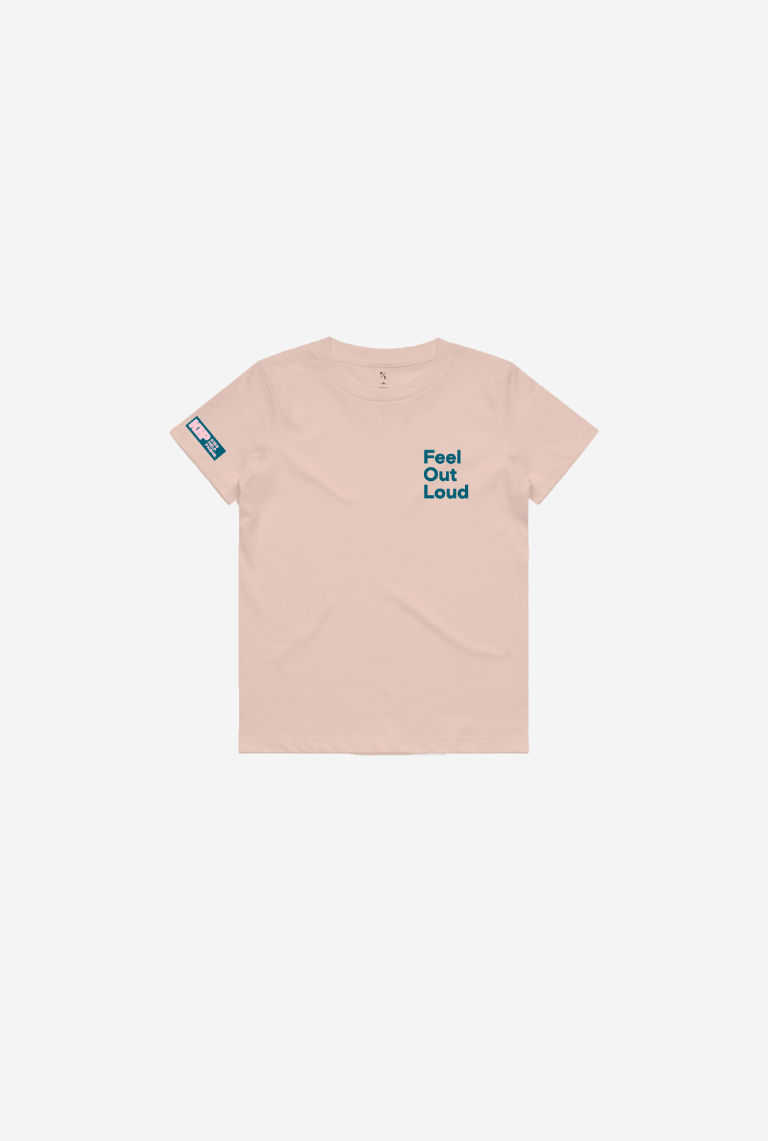 Kids Help Phone Feel Out Loud Youth T-Shirt - Pink