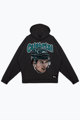 Macklin Celebrini Relaxed Hoodie - Black