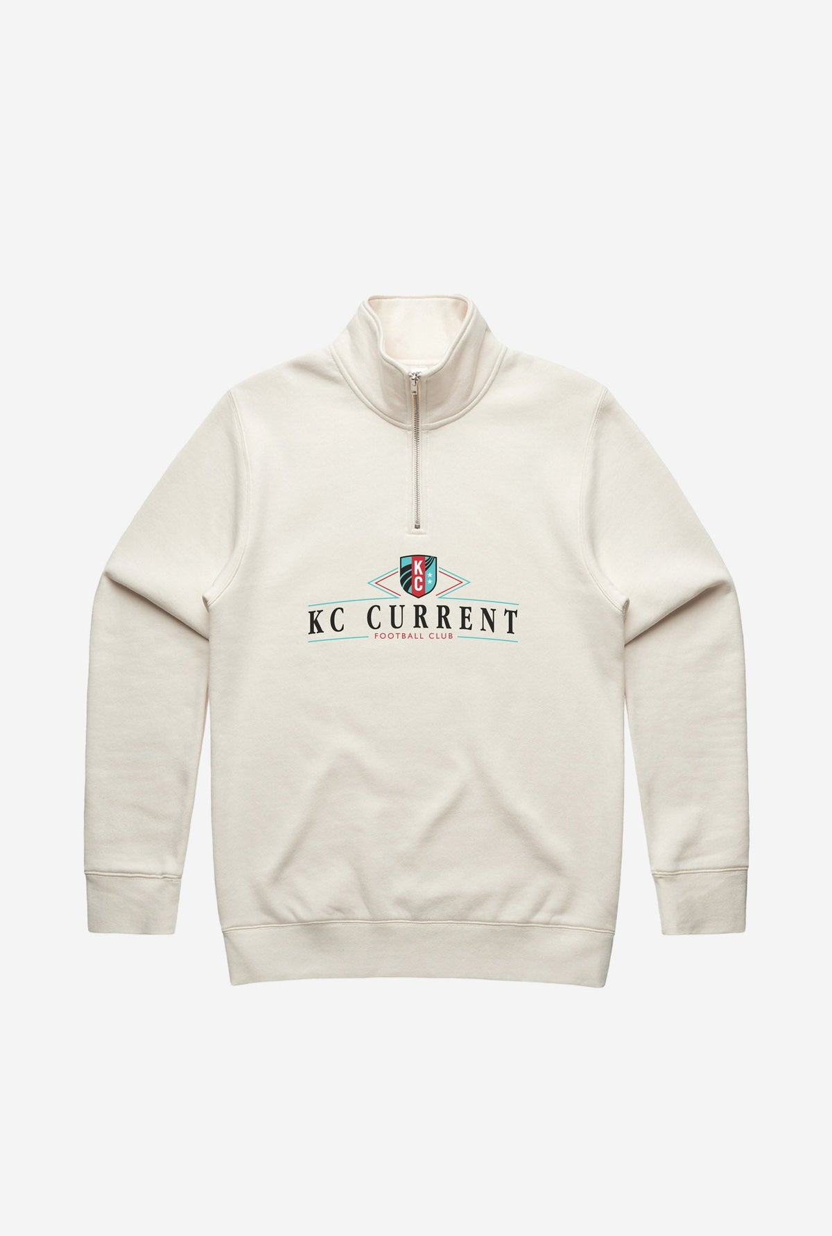 Kansas City Current Vintage Quarter Zip - Ivory