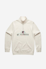 Kansas City Current Vintage Quarter Zip - Ivory