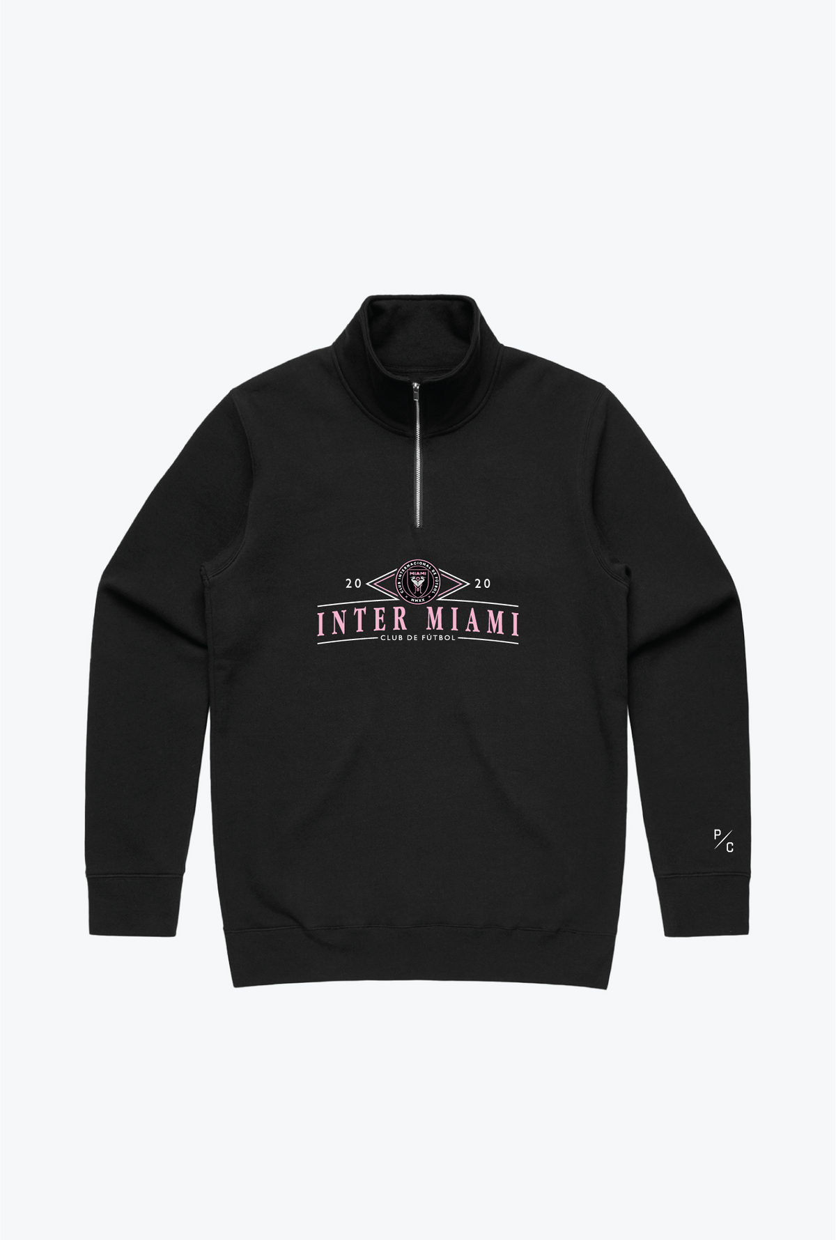 Inter Miami CF Vintage Quarter Zip - Black