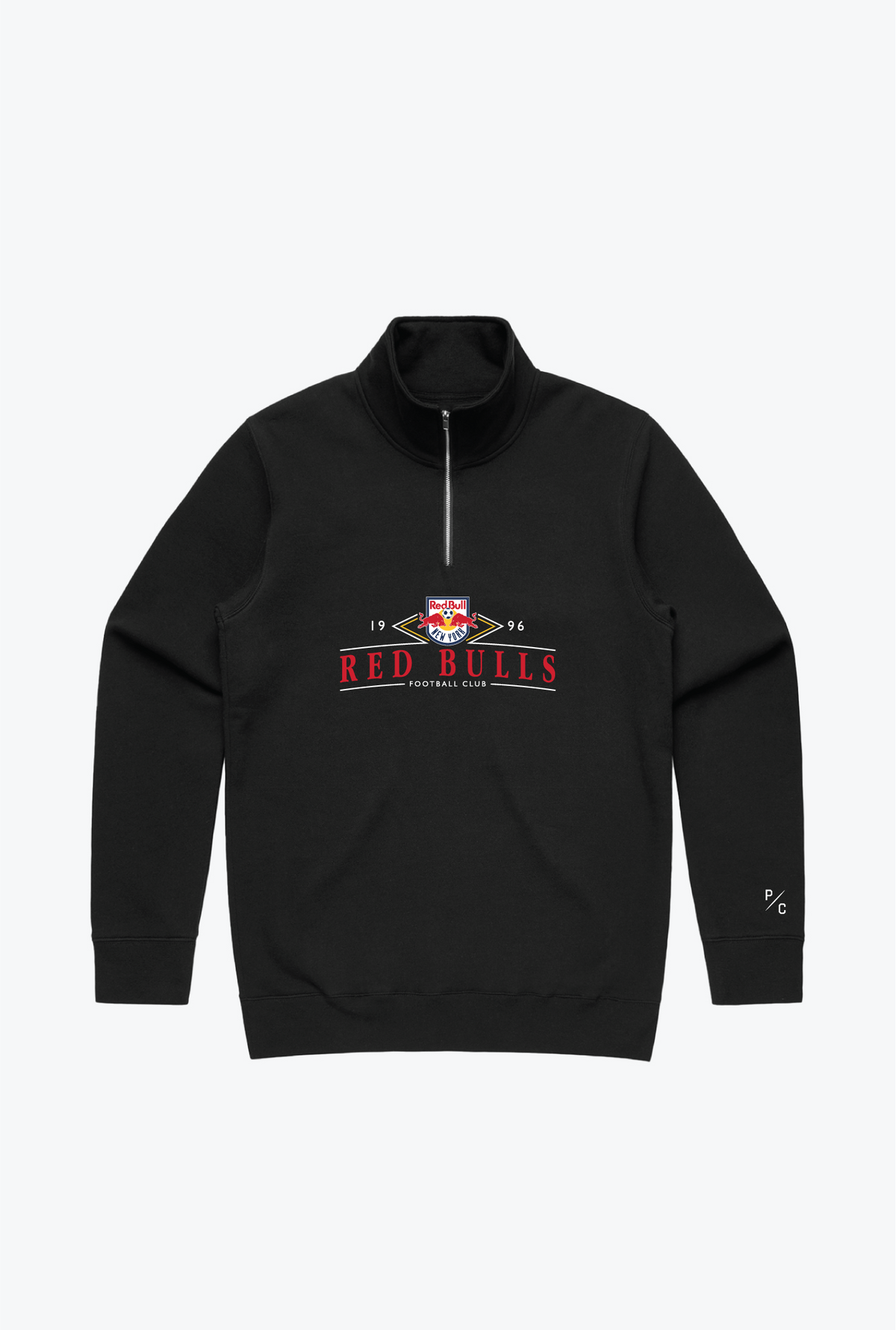 New York Red Bulls Vintage Quarter Zip - Black