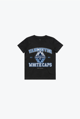 Vancouver Whitecaps FC Vintage Washed Kids T-Shirt - Black