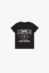 Inter Miami CF Vintage Washed Kids T-Shirt - Black