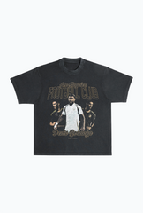 Denis Bouanga Vintage Heavyweight Garment Dyed T-Shirt - Black