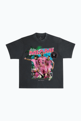 Inter Miami CF Vintage Player Heavyweight Pigment Dyed T-Shirt - Black