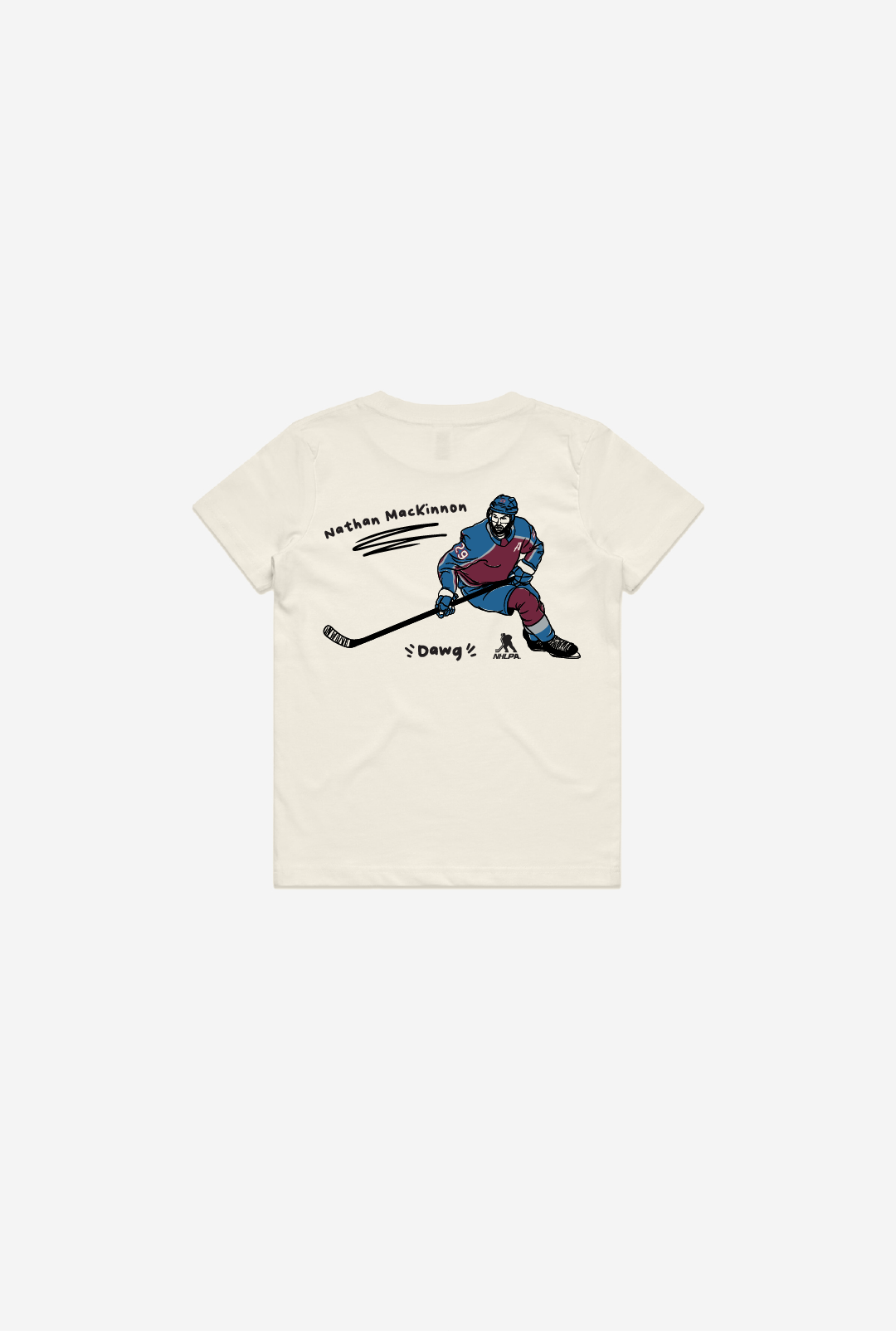 Nathan MacKinnon Kids T-Shirt - Ivory