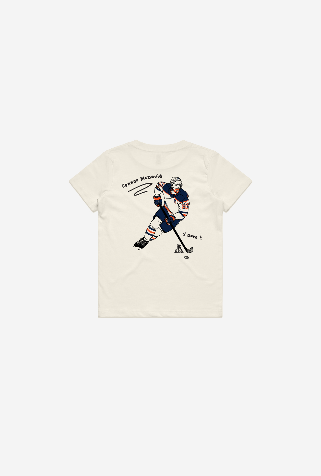 Connor McDavid Kids T-Shirt - Ivory