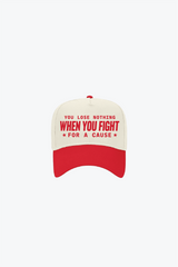 P/C x Muhammad Ali A-Frame Cap - Ivory / Red