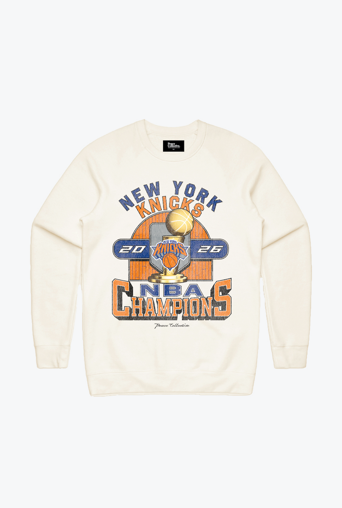 New York Knicks NBA Champions Crewneck - Ivory