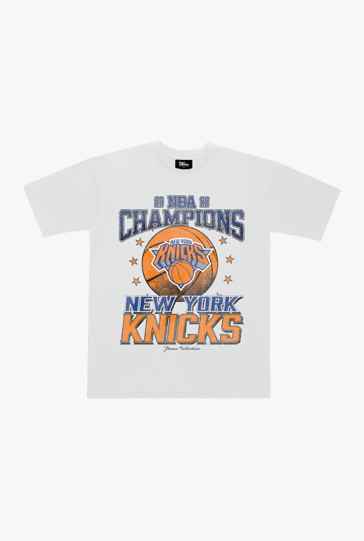 New York Knicks NBA Champions Heavyweight T-Shirt - White