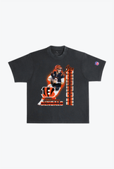 Joe Burrow Garment Dyed Heavyweight T-Shirt - Black