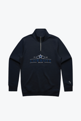 Dallas Cowboys Quarter Zip - Navy