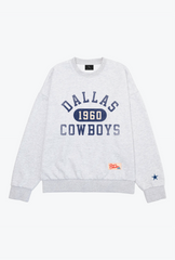 Dallas Cowboys Athletic Club Heavyweight Crewneck - Ash