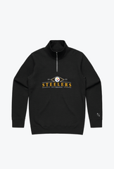 Pittsburgh Steelers Quarter Zip - Black