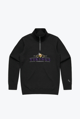 Minnesota VIkings Quarter Zip - Black