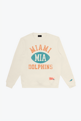 Miami Dolphins Warm Up Heavyweight Crewneck - Ivory